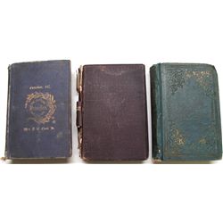 Three 1860's books about Civil War Prisons