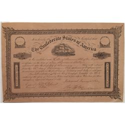 Confederate Bond: August 18, 1861