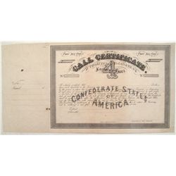 Confederate Call Certificate: February 17, 1864 (Ultra rare)