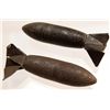 Image 1 : 2 World War II Lazy Dog Bombs