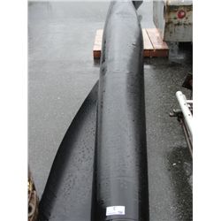 APPROX 200' BY 22' HEAVY BLACK PLASTIC LANDSCAPE/ POND MATERIAL