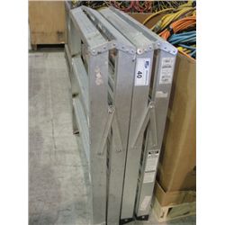 2 ALUMINUM SAW HORSES
