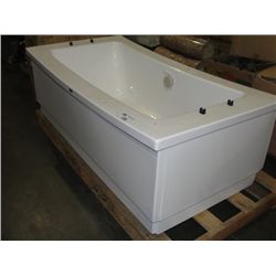 LARGE WHITE DELUXE ACRI-TEC BATHTUB