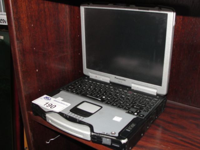 Tuff Computer Picture PANASONIC TUFF BOOK LAPTOP COMPUTER - Able Auctions