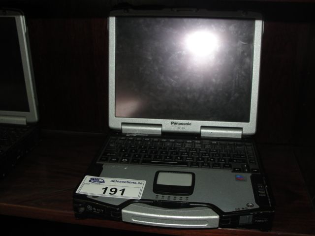Tuff Computer Picture PANASONIC TUFF BOOK LAPTOP COMPUTER - Able Auctions