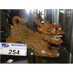 ONE ORIENTAL HANDCRAFTED CLAY MUD DOG FIGURINE