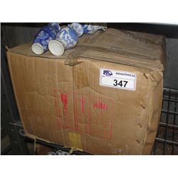 ONE CASE OF SMALL ORIENTAL CERAMIC VASES