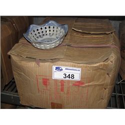 ONE CASE OF ORIENTAL CERAMIC PERFIRATED BOWLS