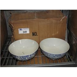 ONE CASE OF ORIENTAL CERAMIC BOWLS