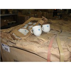 ONE CASE OF ORIENTAL CERAMIC TEA CUP AND SAUCER SETS