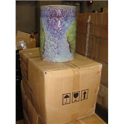 ONE CASE OF ORIENTAL CERAMIC VASES