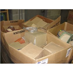 PALLET LOT OF ORIENTAL CERAMIC GIFTWARES AND DECORATIVE PIECES