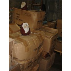 PALLET LOT OF ORIENTAL CERAMIC CHRISTMAS FIGURINES AND ASSORTED DECORATIVE ITEMS