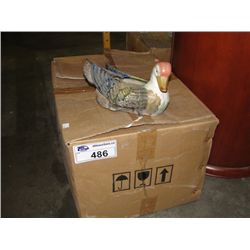 ONE CASE OF ORIENTAL CERAMIC DECORATIVE DUCK PLANTERS