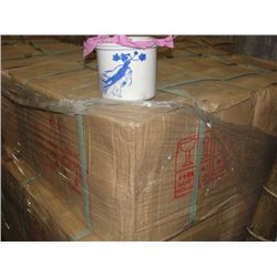 ONE CASE OF ORIENTAL CERAMIC LIDDED CANISTERS