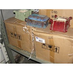 3 BOXES OF ASSORTED ORIENTAL CERAMIC WARES; LIDDED BOXES, ETC