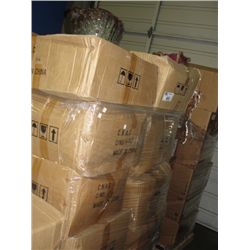 ONE PALLET LOT OF ASSORTED ORIENTAL CERAMIC WARES