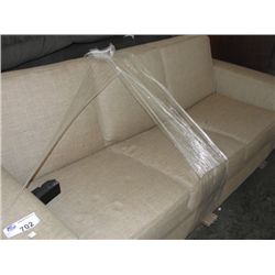 BEIGE SOFA - STORE RETURNED MERCHANDISE