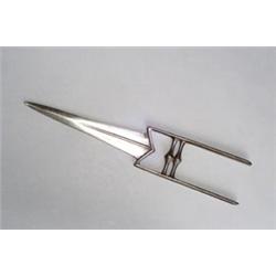 Mughal Silver Damascened Steel Push Dagger (Katar)...