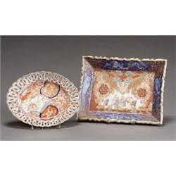 Two Japanese Porcelain Dishes...