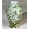 Image 1 : Japanese Polychrome Decorated Celadon Ground Floor Vase...