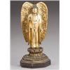 Image 1 : Japanese Gilt and Brown Lacquered Figure of Amida Buddha...