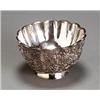 Image 1 : Japanese Embossed Sterling Chrysanthemum Bowl...