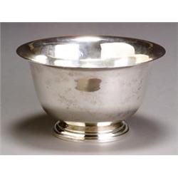 Manchester Silver Co. Sterling Revere Punch Bowl...