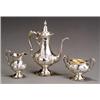 Image 1 : Reed & Barton Sterling Three-Piece After-Dinner Coffee Set...