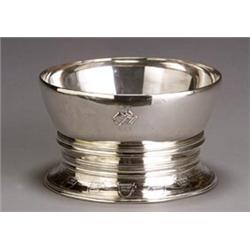 Tiffany & Co. Sterling Yale 'Scroll and Keys' Society Wedding Punch Bowl...