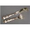 Image 1 : Victorian Silver Two-Piece Fish Set...