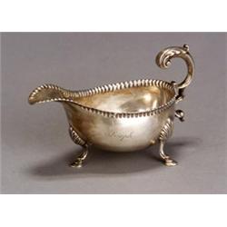 George III Silver Sauce Boat...