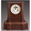 Image 1 : French Griotte d'Italie Marble Mantel Clock...