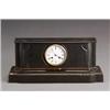 Image 1 : French Red Marble Mounted Slate Mantel Clock...