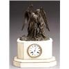 Image 1 : Napoleon III Bronze and Marble Figural Mantel Clock...