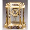 Image 1 : French ChamplevÄ Enamel and Ormolu Portico Clock...