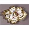Image 1 : Continental Rococo Style Gilt Decorated Porcelain Plaque...