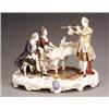 Image 1 : German Porcelain Figural Group of 'The Recital'...