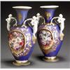 Image 1 : Pair of Paris Porcelain Mantel Vases...