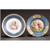 Image 1 : Two SÅvres-Type Pictorial Cabinet Plates...