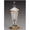 Image 1 : Continental Neoclassical Style Ormolu Mounted Cut-Glass Covered Urn...