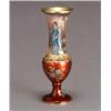 Image 1 : Limoges Enamel Pictorial Cabinet Vase...