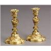 Image 1 : Pair of Louis XV Style Ormolu Candlesticks...