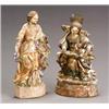 Image 1 : Two Spanish Colonial Painted and Giltwood Religious Figures...