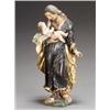 Image 1 : Austro-Hungarian Painted and Giltwood Group of St. Joseph and the Christ Child...
