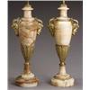Image 1 : Pair of Italian Ormolu Mounted Onyx Table Lamps...