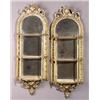 Pair of Continental Neoclassical Style Giltwood and Composition Mirrored Wall Shelves...