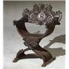 Image 1 : Italian Renaissance Style Walnut Savonarola Armchair...