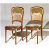 Set of Twelve Louis XVI Style Ormolu Mounted Walnut Caned Chaises...