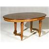Napoleon III Brass Mounted Oval Walnut Extension Dining Table...